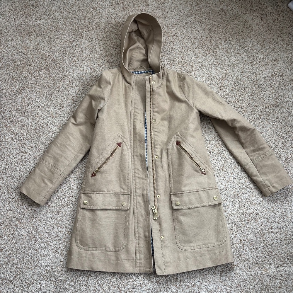 J. Crew Chateau trench coat